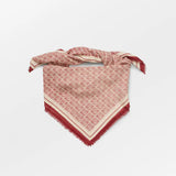 Rosea Square Siw Scarf - Tibetan Red