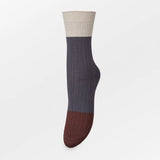 Colourblock Bam Sock - Turbulence Grey