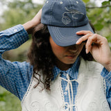 Tulipa Cotton Cap - Navy Blue