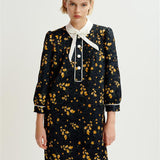Hima Dress - Black Combo