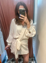 Load image into Gallery viewer, Moment Linen Wrap Dress - 1397
