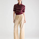 Crixus Sweatshirt - Burgundy Stripe