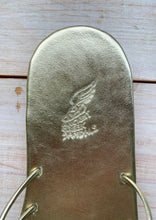 Load image into Gallery viewer, Ancient Greek Sandals Pu Sandal - Platinum Gold
