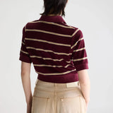 Crixus Sweatshirt - Burgundy Stripe