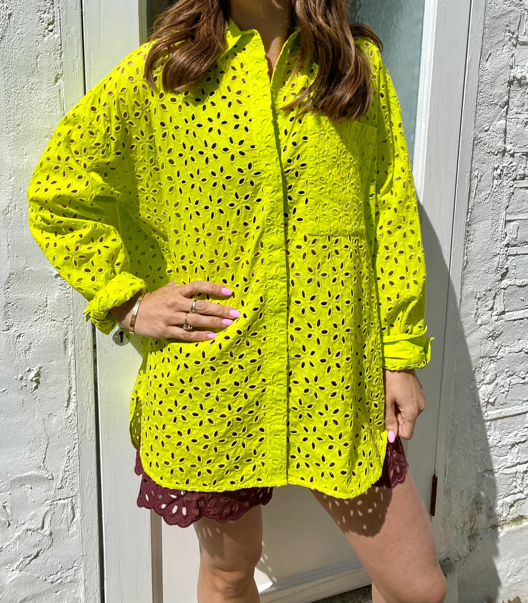 Essentiel Antwerp Dreezy Shirt - Lime Green