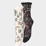 Fairygard Cotta Sock 2 Pack - Black/White