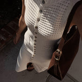 The Kamila Knit Dress - Dove