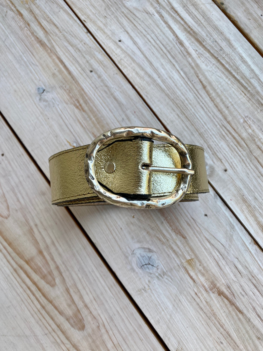 Marlon Carrara Belt - Gold
