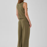 MWHace Sille High Wide Trousers - Capers