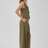 MWHace Sille High Wide Trousers - Capers