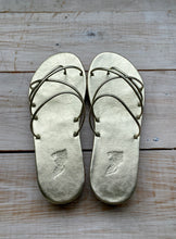 Load image into Gallery viewer, Ancient Greek Sandals Pu Sandal - Platinum Gold
