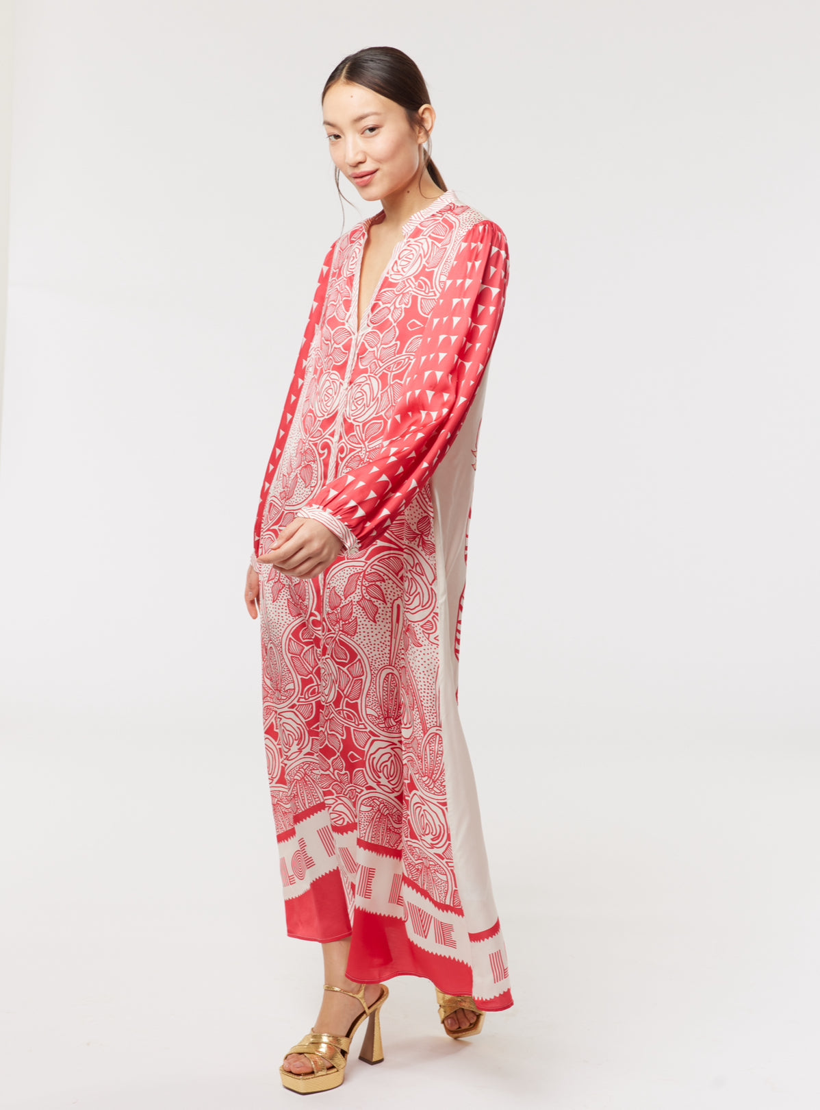 Me369 Maya Maxi Dress - Rouge