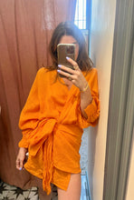 Load image into Gallery viewer, Moment Linen Wrap Dress - 1397
