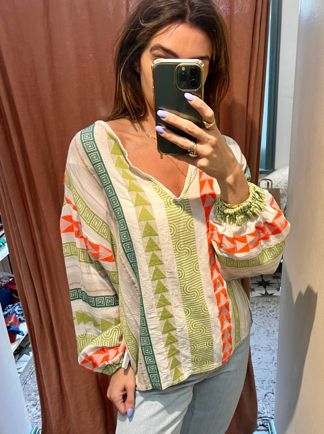 Moment Aztec Top - 6498
