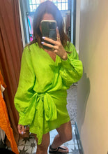 Load image into Gallery viewer, Moment Linen Wrap Dress - 1397

