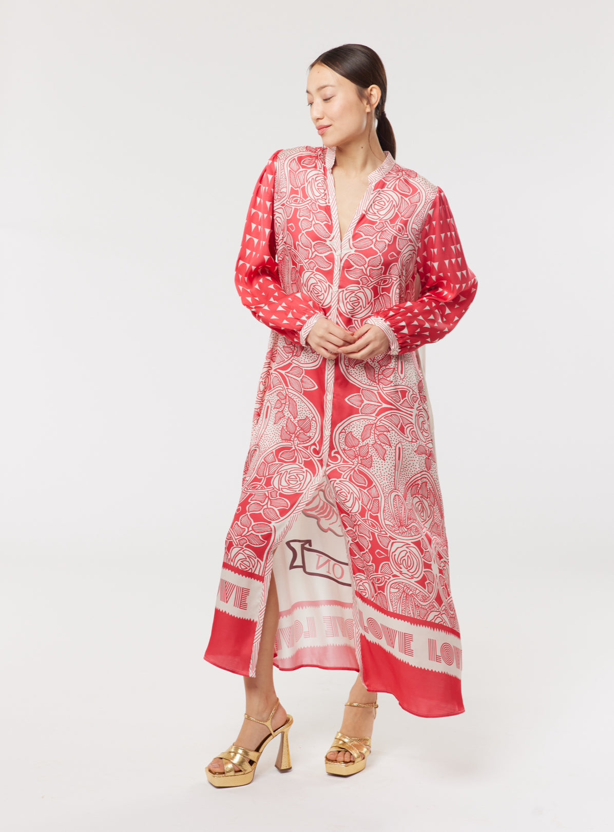 Me369 Maya Maxi Dress - Rouge