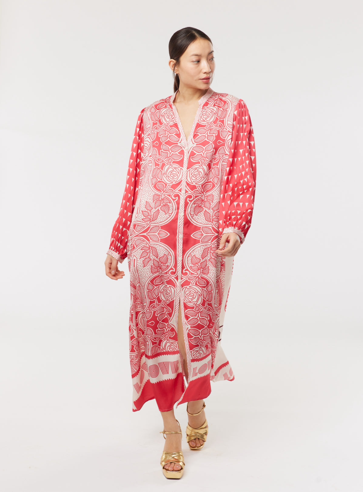 Me369 Maya Maxi Dress - Rouge