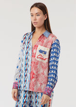 Load image into Gallery viewer, Me369 Isabel Mixed Print Shirt - Nautical
