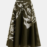 Jango Maxi Skirt - Olive Martini