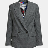 Kendra Oversized Blazer - Steel Pulse