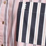 Kovid Fabric Mix Shirt - Steel Pulse