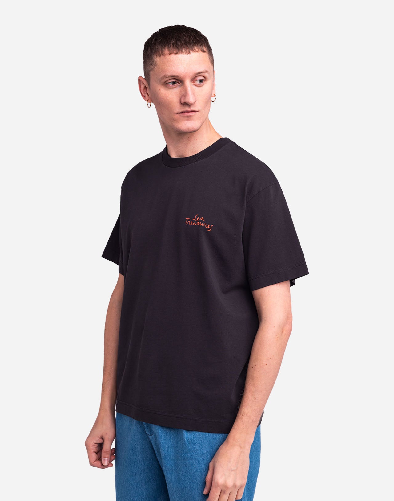 Sea Treasures T-Shirt - Carbon Black