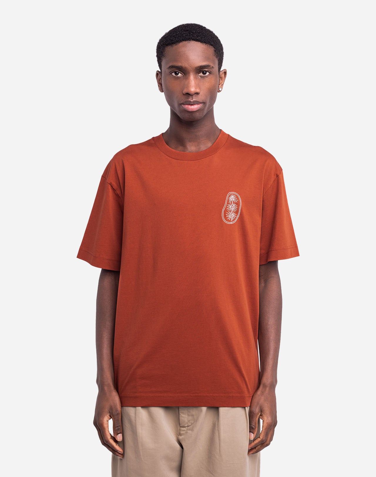 Shell Weed T-Shirt - Rust