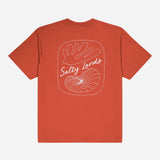 Shell Weed T-Shirt - Rust