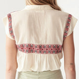 Mafalda Blouse - Red Wine