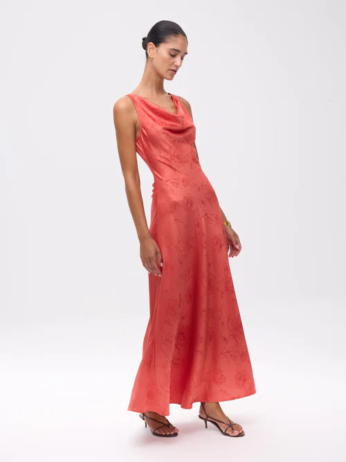 Marcia Coral Dress - Coral