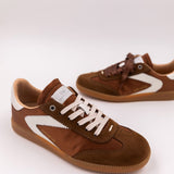Nova Trainers - Brown Satin