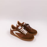 Nova Trainers - Brown Satin