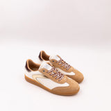 Nova Mocassin Trainers - White/Tan