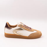 Nova Mocassin Trainers - White/Tan