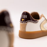 Nova Mocassin Trainers - White/Tan