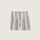 Lilat Shorts - Ecru/Blue
