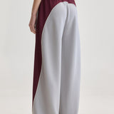 Jelina Trousers - Grey/Wine
