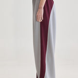 Jelina Trousers - Grey/Wine
