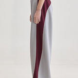 Jelina Trousers - Grey/Wine