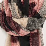 Sidor Scarf - Black/Ecru
