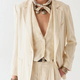 Paddy Jacket - Ecru Stripes