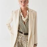 Paddy Jacket - Ecru Stripes