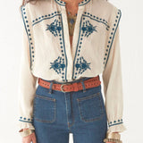 Philippa Blouse - Panna Cotta