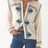 Philippa Blouse - Panna Cotta