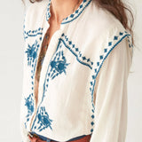 Philippa Blouse - Panna Cotta