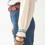 Philippa Blouse - Panna Cotta