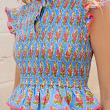 Harper Dress - Cornflower Aster