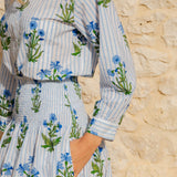 Alba Skirt - Lily Stripe