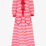 Zoey Dress - Retro Loveheart
