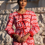 Zoey Dress - Retro Loveheart